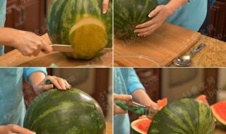 西瓜皮雕刻 西瓜皮雕刻